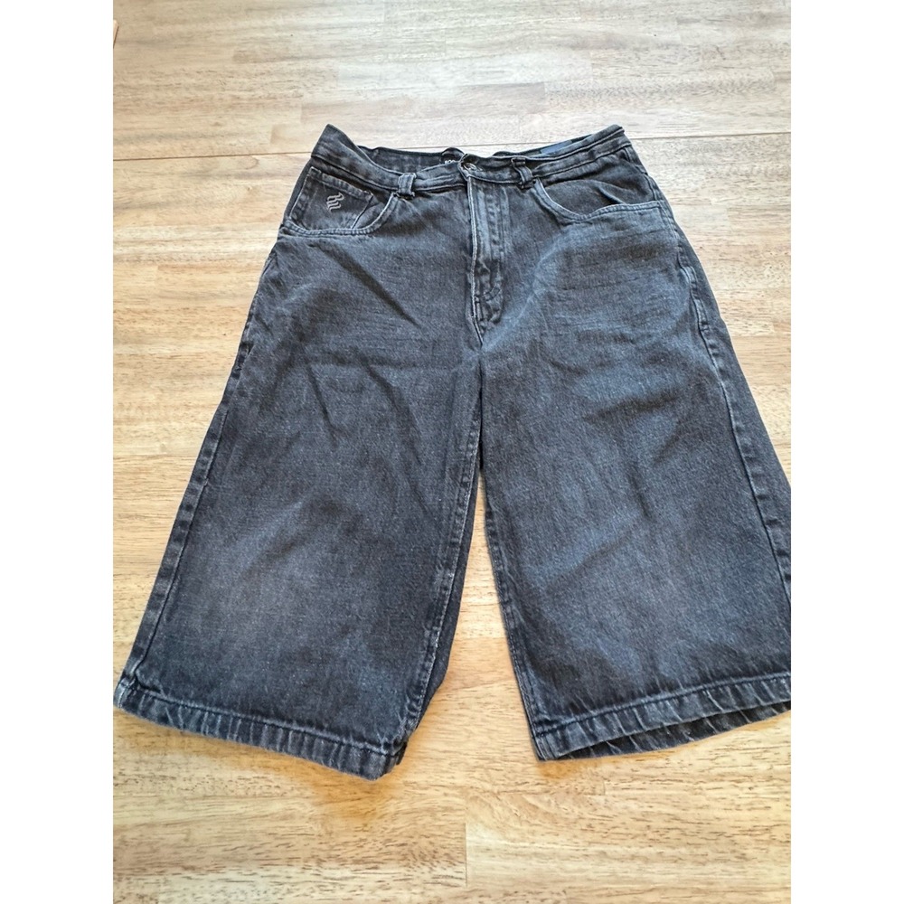 Rocawear Shorts Jorts Y2K Vintage Baggy Denim Skater Rap Hip Hop Streetwear 32